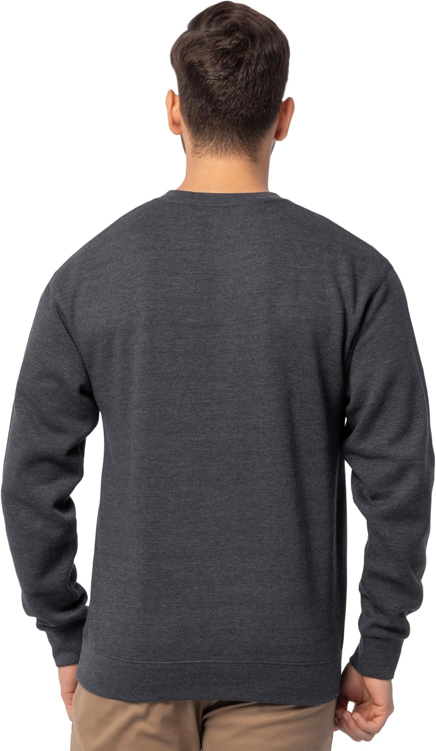 Men'S Eversoft Fleece Crewneck Sweatshirts, Moisture Wicking & Breathable, Sizes S-4X
