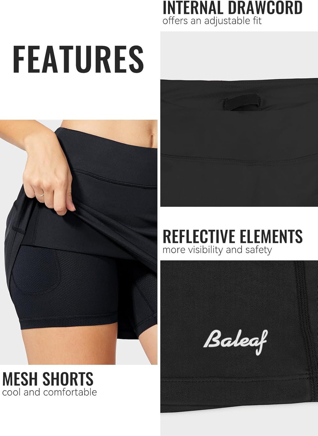 Women'S Athletic Skorts Lightweight Active Skirts with Shorts Pockets Running Tennis Golf Workout Sports