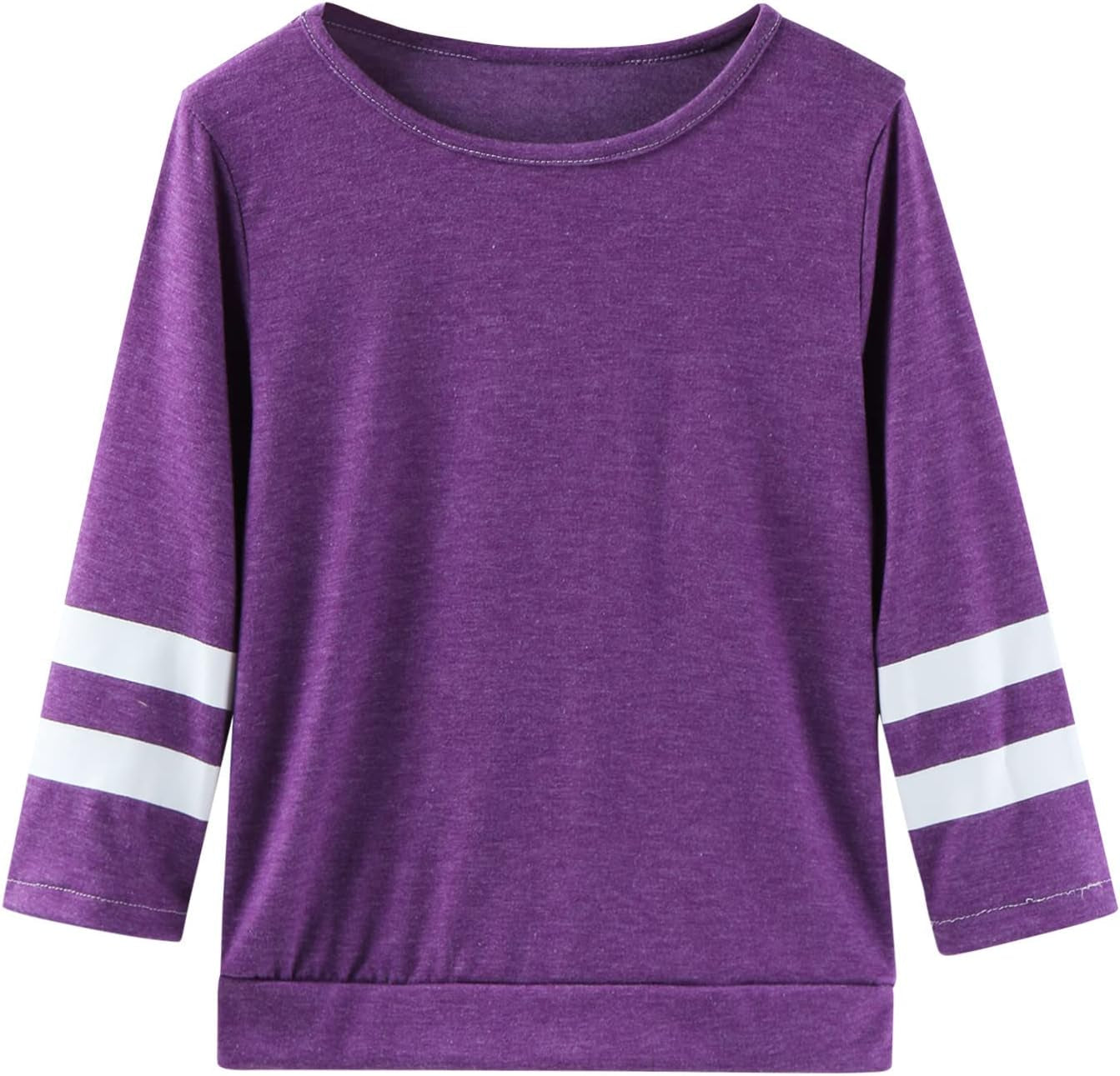 Baby Girl Clothes, Kids Girls Casual Crewneck Tunic Tops Long Sleeve Pullover Sweatshirt Casual Loose Blouse T-Shirt B33